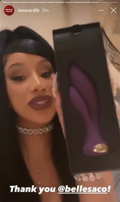 Cardi B Shows Off Her Sex Toys From Bellesa Boutique Ts All Party Goers Bellesas Aurora