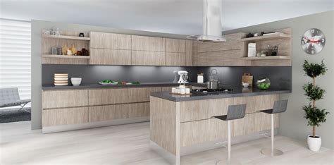 Send us your cabinet list now! Fossil Oak RTA Modern Kitchen Cabinets | Free standing ...