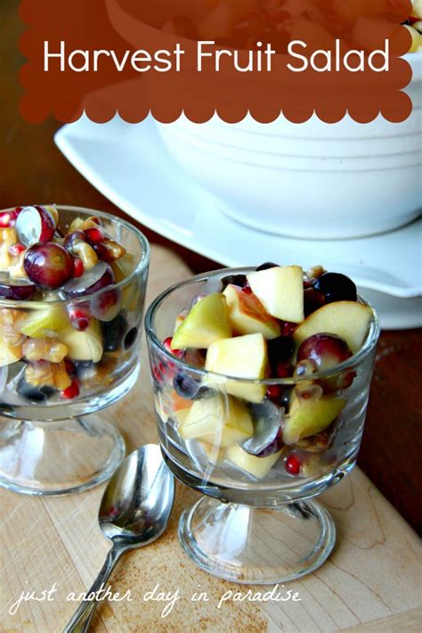 They make the perfect starter or side dish to accompany all the heavier dishes you just can't skip in a classic thanksgiving dinner, and will make. Larissa Another Day: Harvest Fruit Salad: Thanksgiving Side Dish