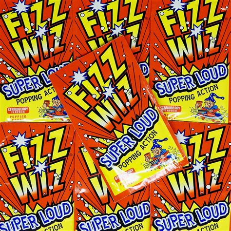 Fizz Wiz Strawberry Popping Candy Retro Sweets And Old Fashioned Sweets At The Sweetie Jar