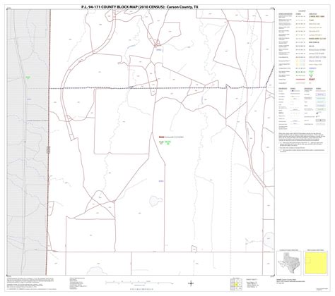 Pl 94 171 County Block Map 2010 Census Carson County Block 5