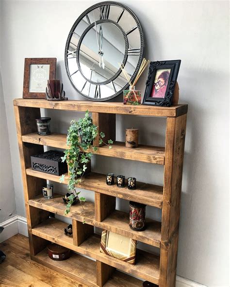 Rustic Lover Shelving Bookcase Unit — New Forest Rustic Furniture