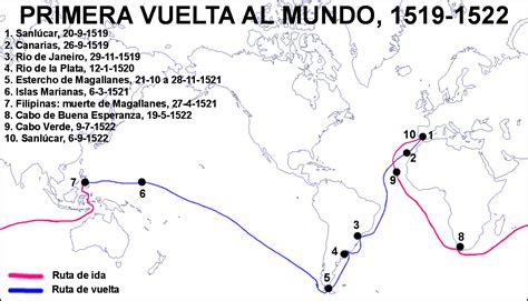 Histogeomapas Magallanes Elcano Y La Primera Vuelta Al Mundo 1519 1522