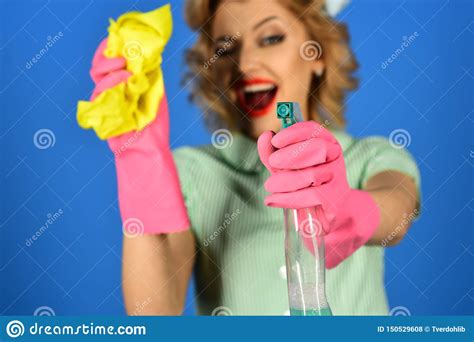 Cleanup Cleaning Services Wife Gender Stock Photo Image Of Desire