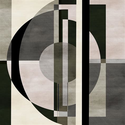 Geometric Abstraction Mid Century Modern Art 5 Digital Art By Hb Lee