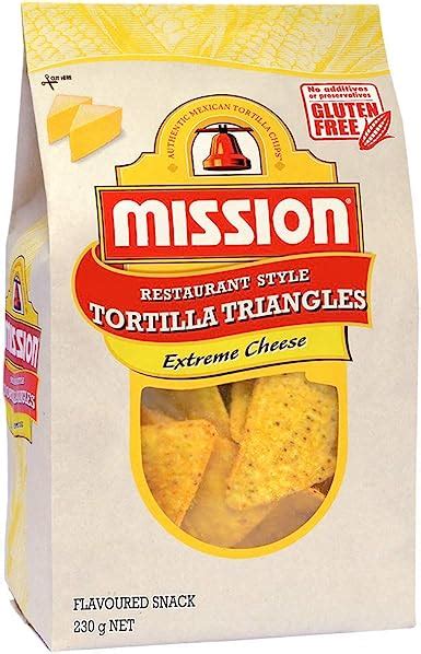 mission restaurant style tortilla triangles extreme cheese corn chips
