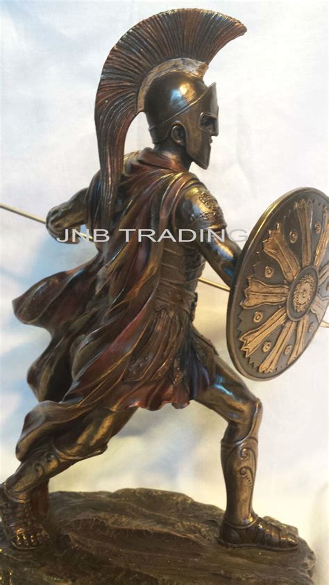 Achilles Unleashed With Spear And Shield And Spartan Warrior With Sword
