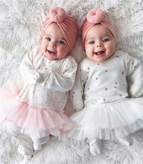 Twin Baby Girls Baby Boy Dress Cute Funny Babies Twin Babies Child