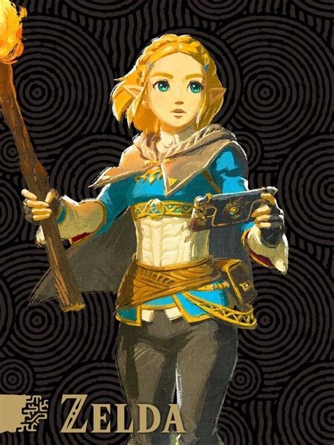 The Legend Of Zelda Is Holding A Staff