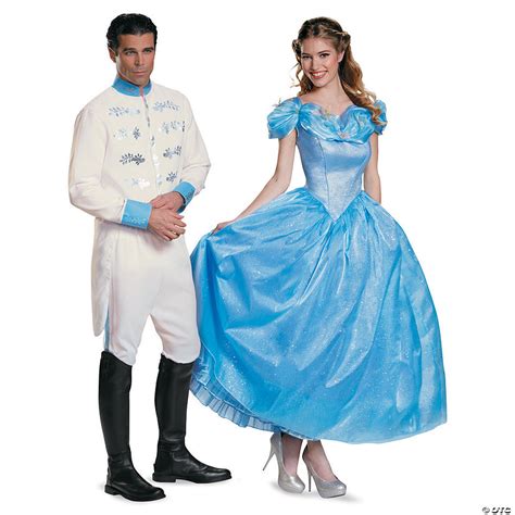 Adults Cinderella And Prince Couples Costumes