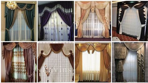 Stunning Curtain Designfancy Curtains With Pelmet Frill Design For