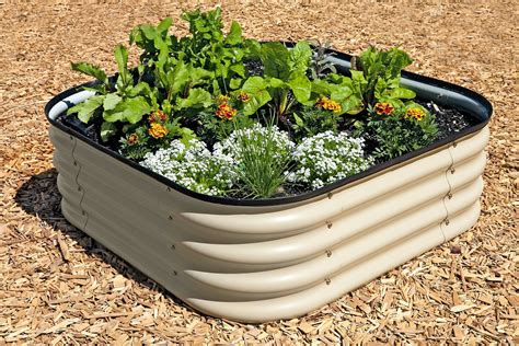 Modular Raised Bed Aluzinc Steel Gardeners Supply Metal Garden