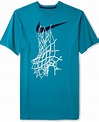 Nike Shirt, Short-Sleeve Graphic Basketball Net T-Shirt - T-Shirts ...