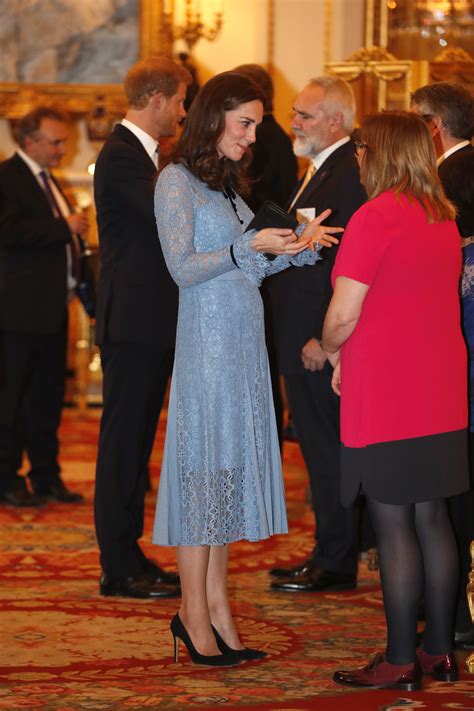 Duchess Catherine Debuts Baby Bump In Public Appearance Rare