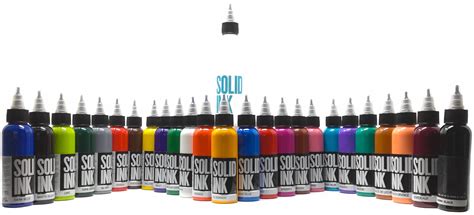 Solid Tattoo Ink 25 Color Fundamental Set Joker Tattoo Supply