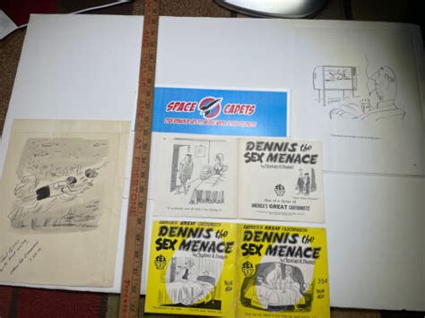 Charles H Dennis Lot Sex Menace Cover Copy Of Gag Original Art Gag