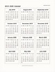 2019-2020 School-Year One-Page Calendar - Enchanted Learning