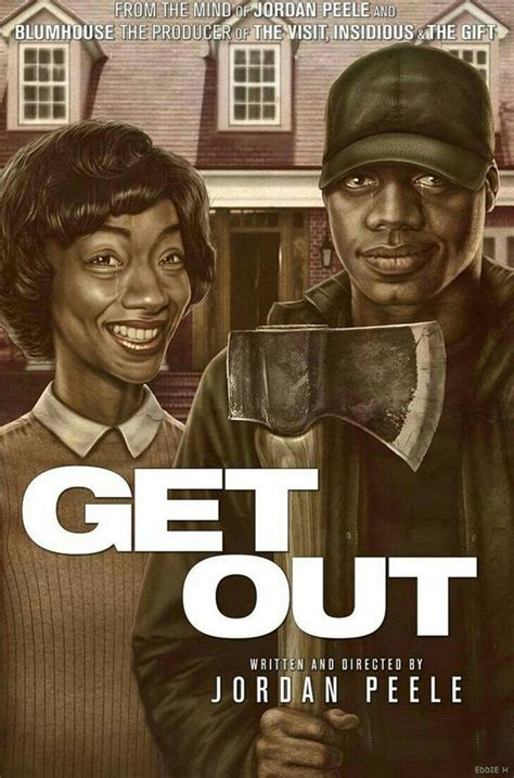 Get Out 2017 Movie Posters Horror Movie Art Alternative Movie Posters