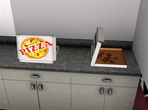 Mod The Sims Pizza Pizza Edibledecor Pizza Set