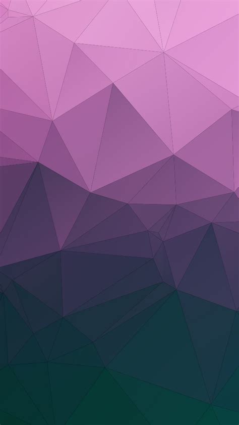 Download Wallpaper 1080x1920 Polygon Triangles Geometric Gradient
