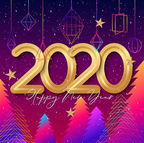Happy New Year 2020 Hd Wallpaper Pxfuel