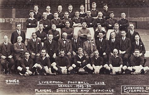 Squad Picture For The 1929 1930 Season Lfchistory Stats Galore For