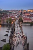 Aerial View of Charles Bridge, Prague, Czech Republic | Anshar Images