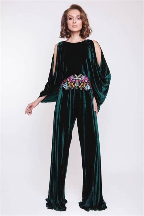 Velvet Jumpsuit Silk Jumpsuit Etsy Velvet Jumpsuit Velvet Fashion