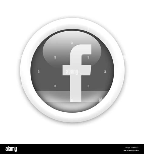 Facebook Icon Black And White Stock Photos And Images Alamy
