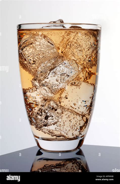 Glass Of Ginger Ale Stock Photo Alamy
