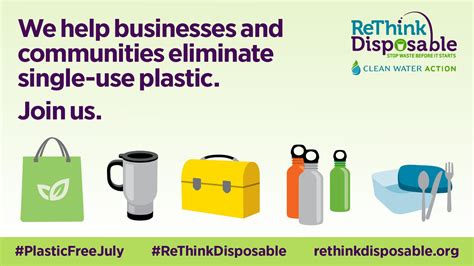 Save Money And The Environment With Rethink Disposable Clean Water Action