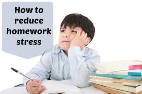 Reducing Your Homework Stress