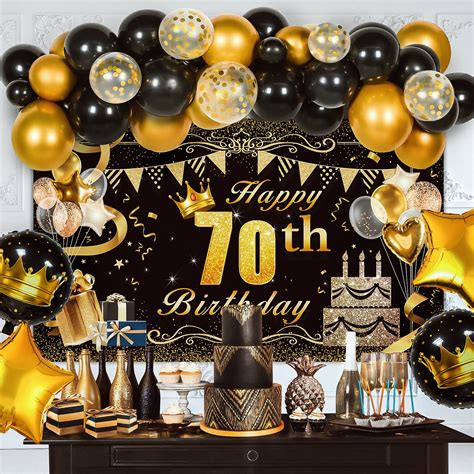 Buy Toohoo 70th Birthday Decorations For Women 70th Birthday