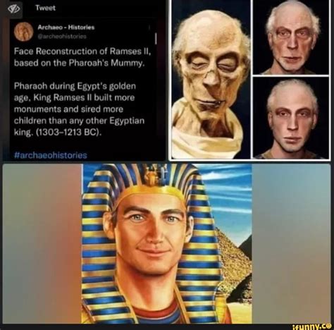 Tweet Face Reconstruction Of Ramses Il Based On The Pharoah S Mummy Pharaoh During Egypt S