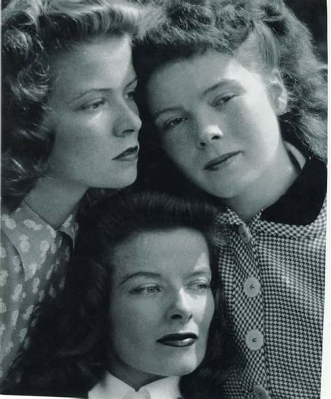 Katharine Hepburn In A Photo With Two Of Her Sisters Margaret And