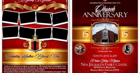 Powerful Church Anniversary Program Anniversaries Churches And