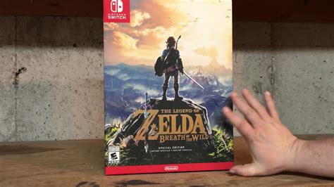 The Legend Of Zelda Breath Of The Wild Special Edition Unboxing Youtube