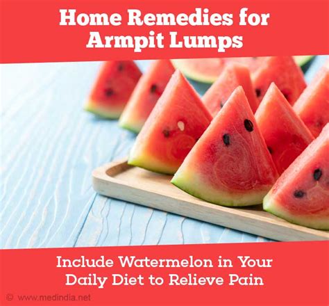 Home Remedies For Armpit Lumps