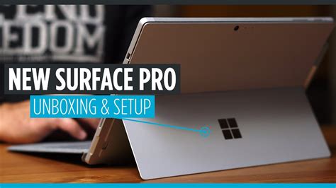The New Surface Pro Unboxing And Initial Setup Youtube