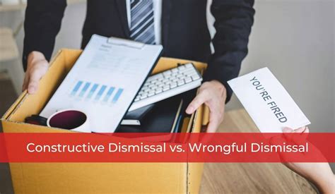 Constructive Dismissal Vs Wrongful Dismissal — Whitten And Lublin