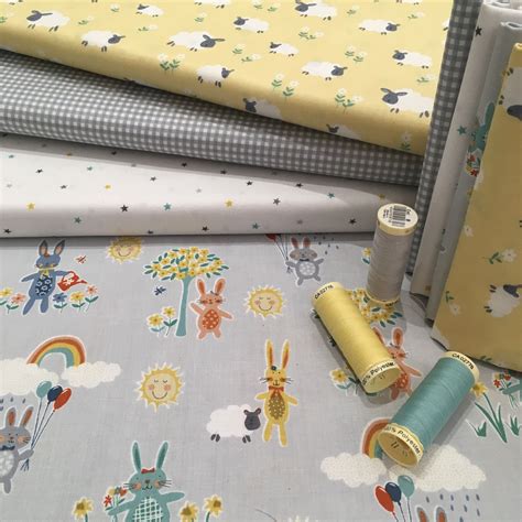 How Cute The New Counting Sheep Fabrics From Makower Uk Are Adorable