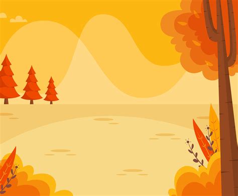 Autumn Scenery Background Vector Art And Graphics