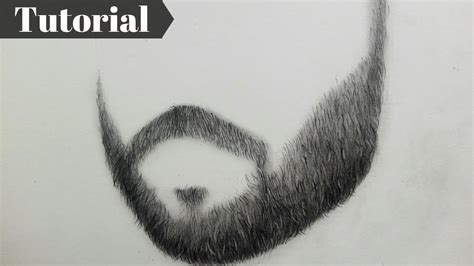 Step By Step Drawing Of Beard Tutorial Youtube