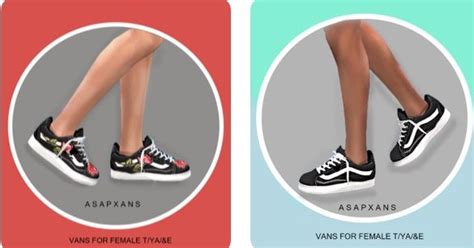 Aapxans Van Sneakers Sims 4 Clothing Sims 4 Cc Kids Clothing Sims