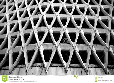 Black And White Triangles Architecture Abstract Stock