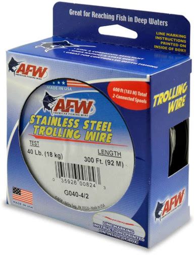 American Fishing Wire Stainless Steel Trolling Wire