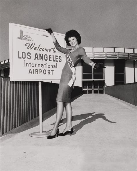 In November 1963 Miss California Welcomed The Dedication Of The Newly