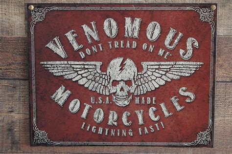 Motorcycle Sign Motorcycles Metal Sign Etsy In 2021 Bar Wall Decor