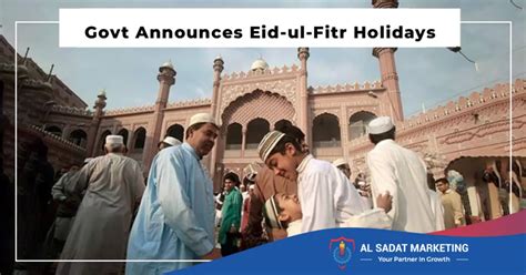 Govt Announces Eid Ul Fitr Holidays