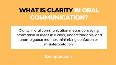 Clarity In Oral Communication 19 Examples How To Communicate